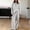 Gray, variant on Gamviast Women's Striped 2 Piece Lounge Set Casual Long Sleeve Top and Wide Leg Pants Matching Outfits Summer Vacation Cozy Everyday Homewear Sets Blue XXL