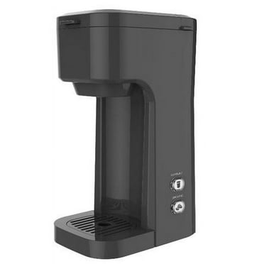 Mainstays Single Serve Coffee Maker, Capsule or Ground Coffee, Black, New