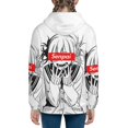 thumbnail image 4 of My Hero Academia Himiko Toga Youth Sweatshirt 3D Printed Hoodie Activewear Teenager Winter Full-Zip Drawstring Jacket Coats Active Pullover Hooded Blouse For Boys Girls X-Large, 4 of 8