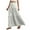 White, variant on Women Solid Color Fashion Casual Elastic Waist Tie Pocket Ankle Skirt