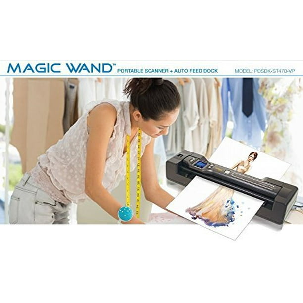 Vupoint Magic Wand Scanner portable 2 en 1 pour documents/photos