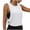 White, variant on VerPetridure Cotton Cropped Workout Tank Tops for Women - Sleeveless Sports Athletic Yoga Running Gym Crop Shirts