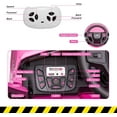 thumbnail image 4 of Acekid 12V Ride on Car Battery Powered Ride On Truck Electric Vehicles Toys with Remote Control MP3/Bluetooth Spring Suspension LED Pink, 4 of 6