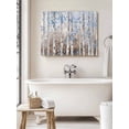 thumbnail image 6 of Blue Brown Forest Wall Art for Living Room, Canvas Picture Wall Decor for Bathroom Bedroom, Modern Oil Painting Art Painting Artwork for Office Kitchen Hallway Dining Room Home Decorations 16"x20", 6 of 8