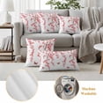 thumbnail image 5 of Cherry Blossoms Outdoor Pillow Covers 20x20 Set of 2,Waterproof Patio Throw Pillowcase Protectors,Spring Botanical Flowers Watercolor Decorative Pillow Shams Cushion Covers for Seat Bed Couch Sofa, 5 of 8