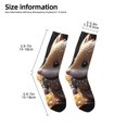 thumbnail image 2 of Fuzoiu Cute Big-Eared Mouse Print Kids Socks For Boys Girls,Grip Crew Socks with Non Slip,Lightweight Stretch Crew Socks,Toddlers Crew Boot Socks, 2 of 5