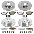 thumbnail image 3 of PowerStop Front and Rear Z26 Street Warrior Carbon-Fiber Ceramic Brake Pad and Drilled and Slotted Rotor Kit Fits: NISSAN Select Models K119-26, 3 of 9