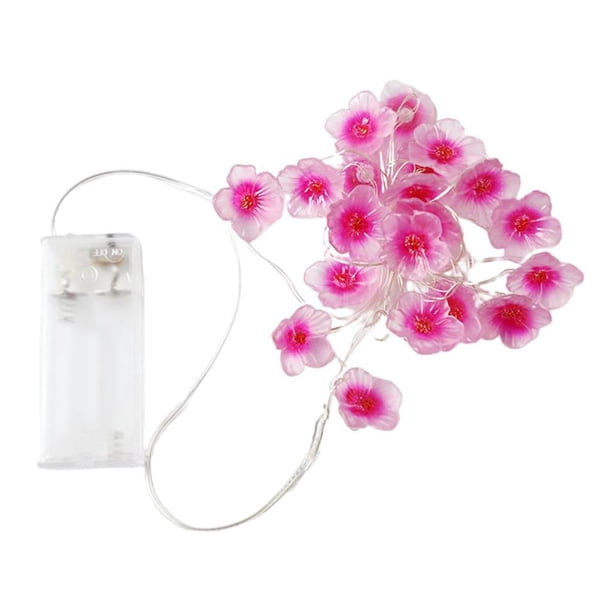 Toystoory Cuerdas de iluminación de flores de cerezo, luces de cadena de flores LED impermeables, luz de decoración para boda, fiesta, San Valentín Iluminación y accesorios No.2 Toystoory HA043369-02