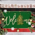 thumbnail image 2 of Felpudo Artoid Mode, árbol de Navidad verde, 43 x 74 cm, antideslizante, 2 of 6