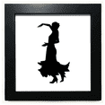 thumbnail image 1 of Performance Folk Dance Dancer Black Square Frame Picture Wall Tabletop, 1 of 3