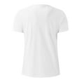 thumbnail image 4 of ZCFZJW Summer T-Shirts for Men Big and Tall Regular Fit Casual Tropical Palm Tree Print Short Sleeve Crewneck Basic Workout Tees Shirt Tops White XL, 4 of 5