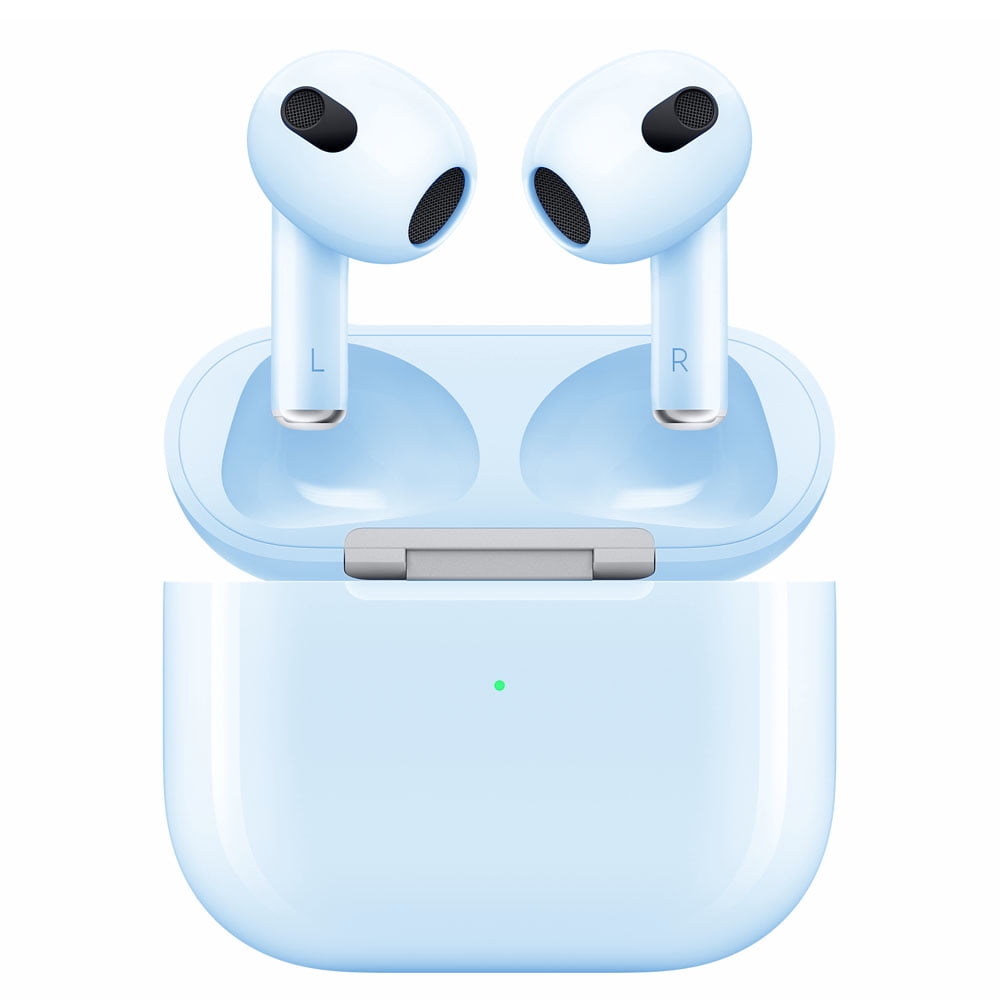 Blue Custom-Painted Bluetooth Earphone Earbuds w/ Charging Case (3rd  Generation Pro) + Noise Cancellation \u0026 Transparency Mode Spatial Audio -  iPhone \u0026 Android Smartphone Compatible - Great Gift Idea! - Walmart.com