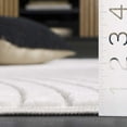 thumbnail image 4 of SAFAVIEH Selena Nancy Geometric High-Low Area Rug, Ivory, 6'7" x 6'7" Round, 4 of 10
