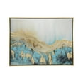 thumbnail image 6 of DecMode Polystone Contemporary Multi Colored Abstract Geode Patterned Framed Wall Art, 48"W x 36"H, 6 of 13