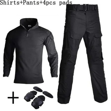 Tactical Military Uniform Airsoft Suits Training Suit Camouflage Hunting Shirts Pants Paintball Sets Military Pant Men Clothes