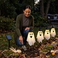 thumbnail image 7 of Qwtwty Solar Halloween Lights Outdoor, Waterproof Solar Path Stake Lights for Halloween Pathway Garden Lawn Yard Decoration, Tool-Free Setup, 7 of 7