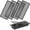 black, variant on Vadktai Floor Vent Covers, 4PCS Strong Magnetic Vent Mesh Air Vent Filters, 4x10'' PVC Floor Register Vent Screens for Home Floor, Wall, Ceiling, Catch Debris Hair Dust