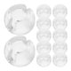 thumbnail image 1 of 20 topes de cadena transparentes para persianas verticales, duraderos, para persianas enrollables, cadena de tracción, tope de engarce para persianas enrollables, transparentes, 1 of 7