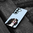 thumbnail image 4 of WIRESTER Shockproof Soft Rubber Cover Case for Samsung Galaxy S26 6.3" 2026, Tricolor Cavalier King Charles Spaniel Dog On Light Blue Background, 4 of 5