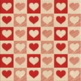thumbnail image 1 of Ahgly Company Machine Washable Indoor Square Transitional Deep Peach Orange Area Rugs, 4' Square, 1 of 7