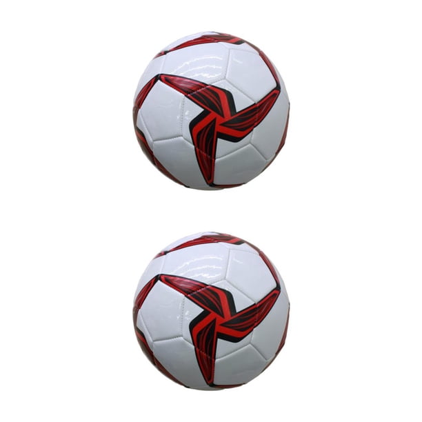 Balón de fútbol Naiovety duradero para entrenamiento rojo 2piezas