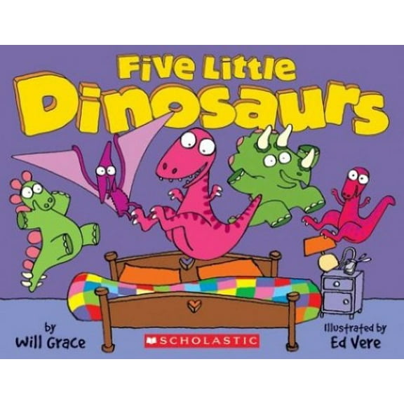 Pre-Owned Five Little Dinosaurs (Board book) 0439583934 9780439583930