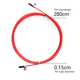 thumbnail image 2 of Bienvenido Cable de acero inoxidable para aviones de repuesto recubierto de nailon para mayor velocidad, 2 of 5