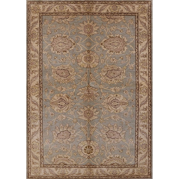 Ahgly Company Indoor Rectangle Mid-Century Modern Sienna Brown Oriental Area Rugs, 3' x 5'