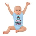 thumbnail image 3 of Funny Christmas Elf Hair Don't Care Romper Boys or Girls Infant Baby Brisco Brands 12M, 3 of 6