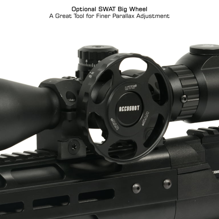 UTG 3-12X44 30mm Compact Scope w/ AO/ 36-color Glass Mil-dot