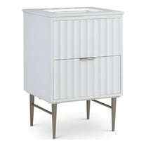 Meridian Furniture Modernist White Bathroom Vanity