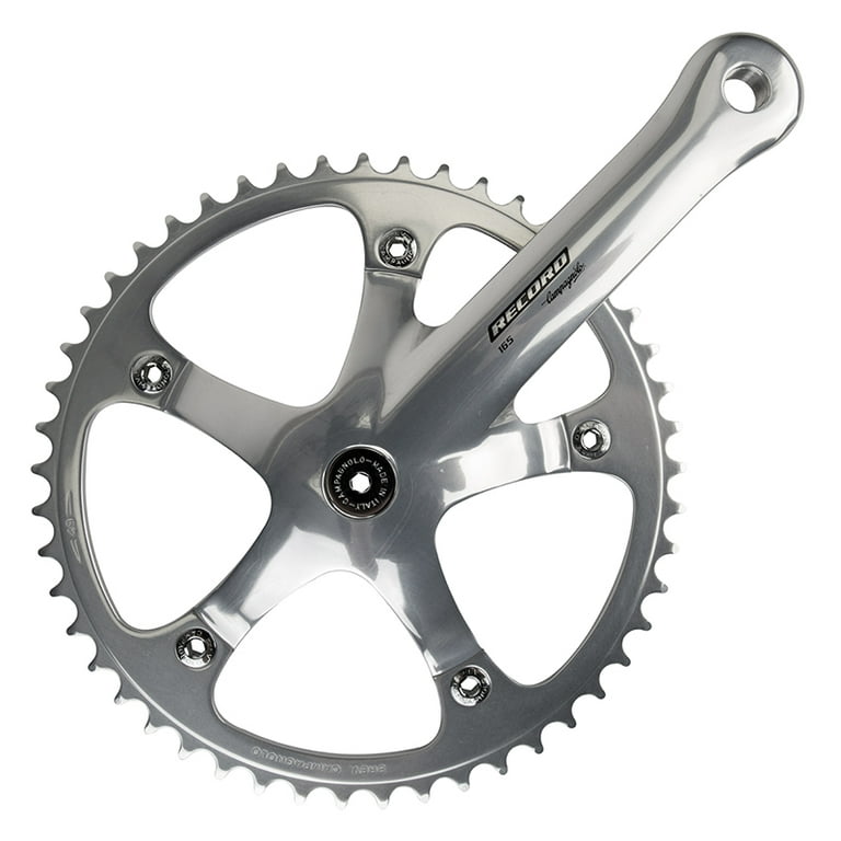 Campagnolo Record Track Crank 165mm, 49t, Polished Aluminum