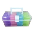 thumbnail image 2 of arctrm Bead Organizer 32 Grids with Hinged Lid Dustproof Sturdy Bead Storage Containers Craft Organizers for Small Items DIY Storing Colorful, 2 of 8