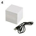thumbnail image 4 of Joernso Modern Wooden Cube Digital LED Thermometer Timer Calendar Desk Alarm Clock, 4 of 6