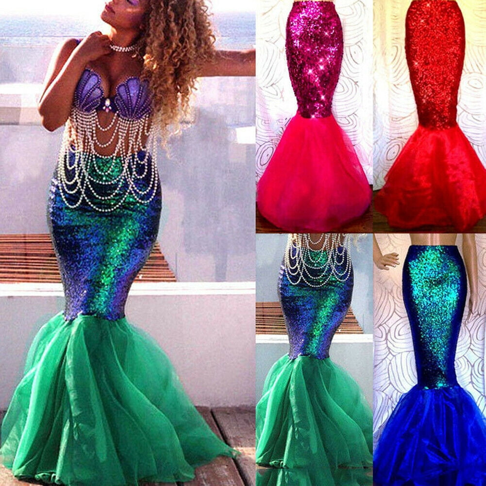 mermaid fancy dress womens