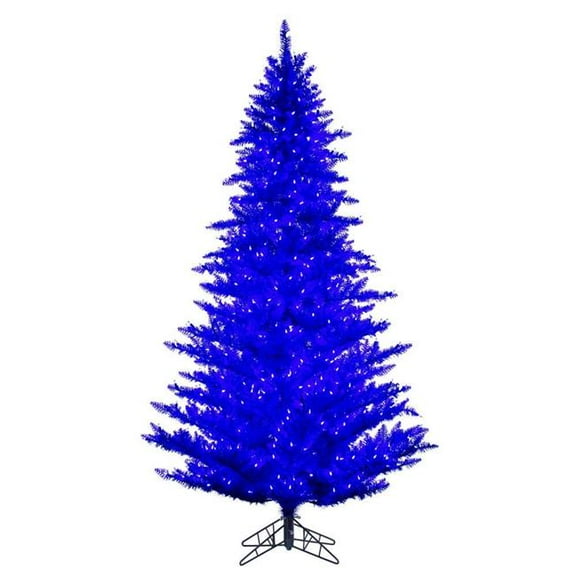 Vickerman K234456LED 5.5 ft. x 42 in. Blue Fir Tree Dura Lit 400 Warm White Christmas Tree