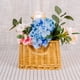 thumbnail image 2 of Cesta de flores de ratán y paja de sauce, cesta de mano, embalaje de flores, cesta de frutas, cesta de verduras, arreglo floral para el hogar, 2 of 5