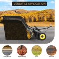 thumbnail image 6 of 52" Tow-Behind Lawn Sweeper, 27 Cu. Ft Hopper Bag Capacity; Leaf & Grass Catcher, with Adjustable Brush Height and Dump from Seat Handle, 6 of 6