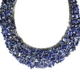 thumbnail image 3 of Collared Cluster Genuine Navy Blue Lapis Bead Wire Works Necklace, 3 of 3
