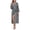 Deep Gray, variant on ANLIQI Women's 100% Cotton Robes Lightweight Long Bathrobe Kimono Robe for Women Soft Loungewear with Pockets (Pink,Medium)