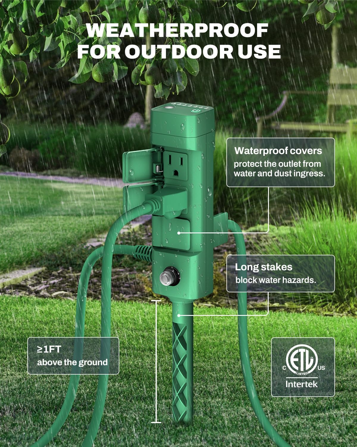 BN-LINK Outdoor Power Strip Timer with Photocell photo 5