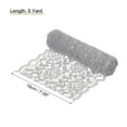 thumbnail image 2 of Uxcell 7 Inch Wide 5 Yard Lace Ribbon Floral Pattern Gray Lace Trim Ribbon for Sewing Making, and DIY Crafts, 2 of 5