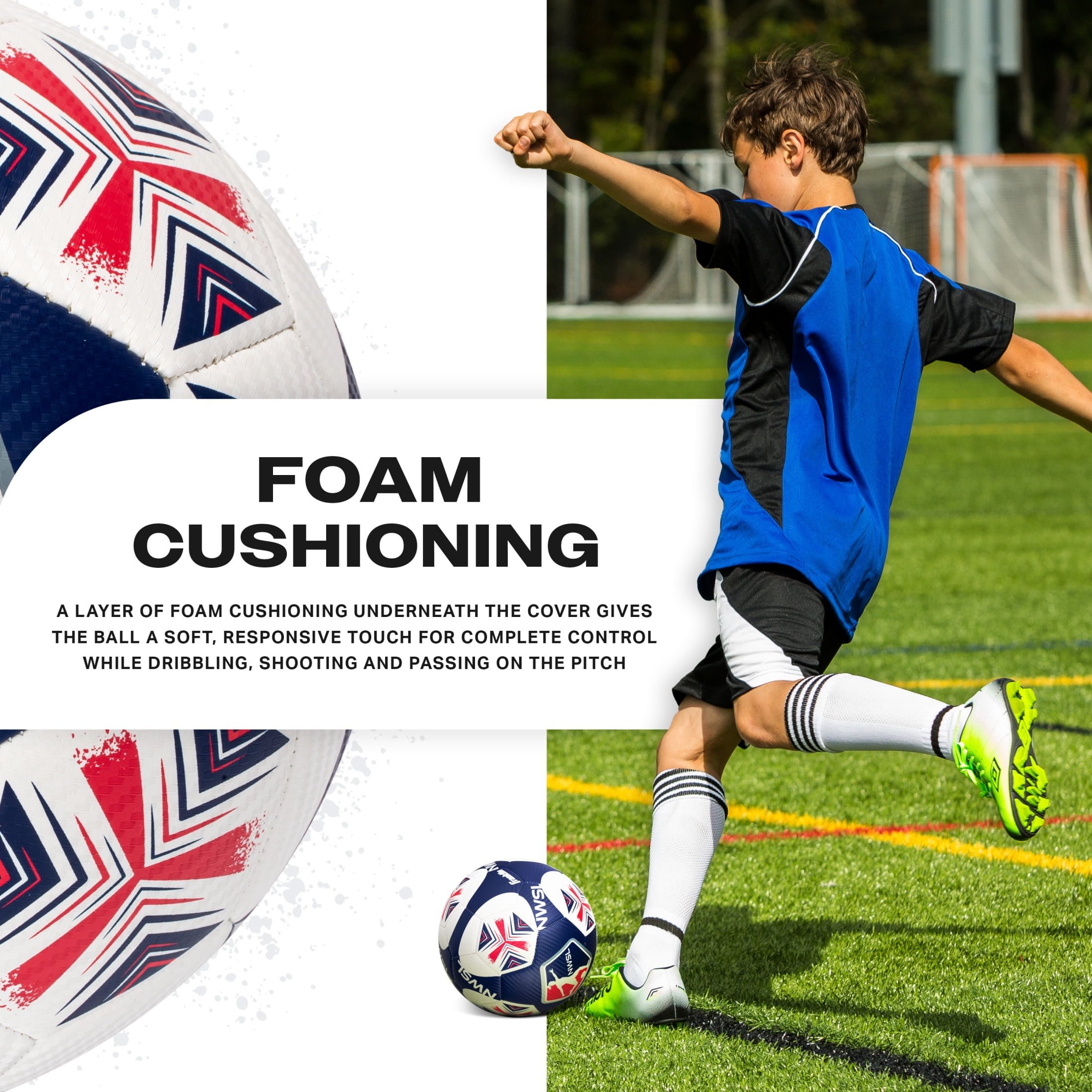 Franklin Sports NWSL Soccer Ball - Official Size 5 - Regulation Size + Weight Soccer Ball for Kids + Adults - Great for Boys + Girls - Air Pump Included