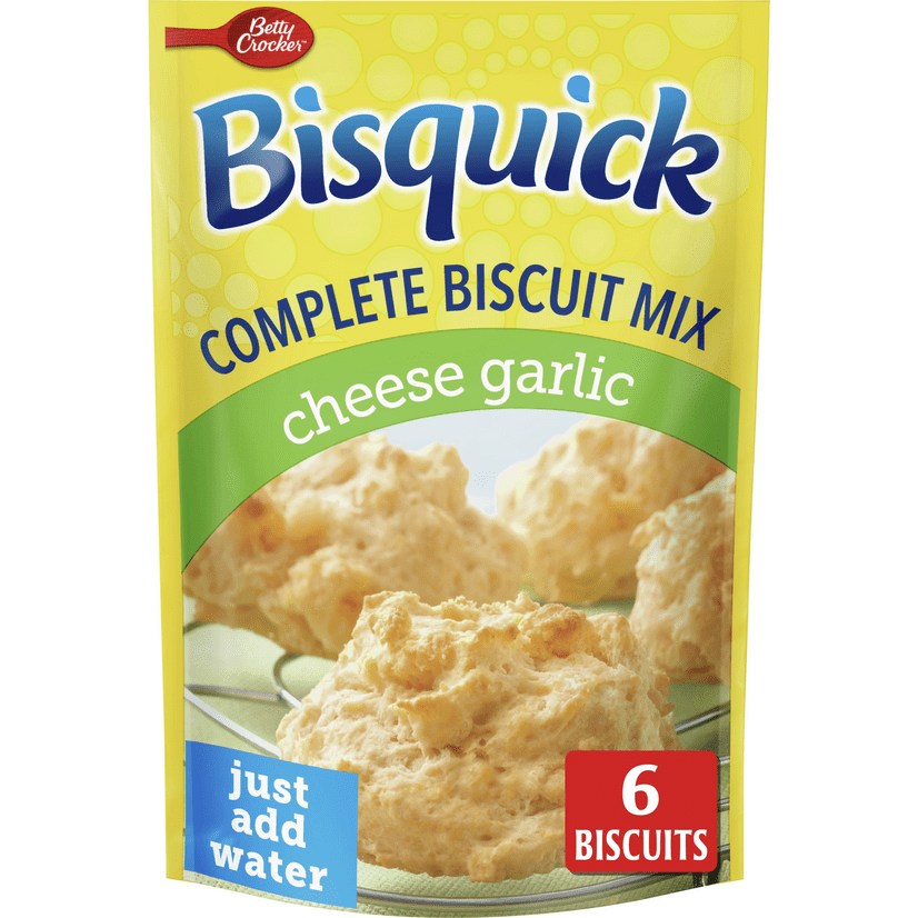 Bisquick Cheese Garlic Biscuit Mix 7 75 Oz Pouch Walmart Com Walmart Com
