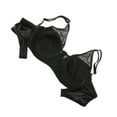 thumbnail image 1 of Ruiboury Comfort And Style Combined Silicone Breast Form Pocket Bra For Mastectomy Black 38/85D, 1 of 6