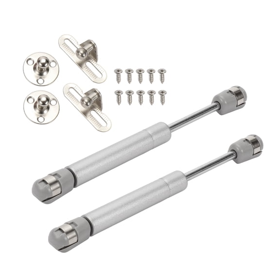 Unique Bargains 2 Set 7.5inch 10Lbs/45N Silver Tone Lift Supports Struts Shocks Gas Spring with Bracket Ball Stud for RV