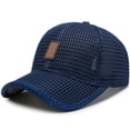 thumbnail image 1 of POINTERTECK Mesh Baseball Cap Golfs Trucker Hat Breathable Snapback Visor Mesh Plain for Outdoor New, 1 of 10
