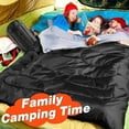 thumbnail image 2 of Double Sleeping Bag, XL Queen Size Two Person Sleeping Bag with Pillow, Youth Sleeping Bag for Cold/Warm Weather with Internal Pocket, Camping Sleeping Bag for Adult Mens Hiking/Backpacking Outdoor, 2 of 5