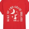 thumbnail image 3 of Peanuts - Wake Up And Chase Dreams - Juniors Ideal Flowy Muscle T-Shirt, 3 of 5