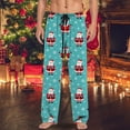thumbnail image 2 of Hfolob Pants For Men Mens Christmas Casual Pants Pajamas With Drawstring Pockets Christmas Pants Outdoor Pants, 2 of 4